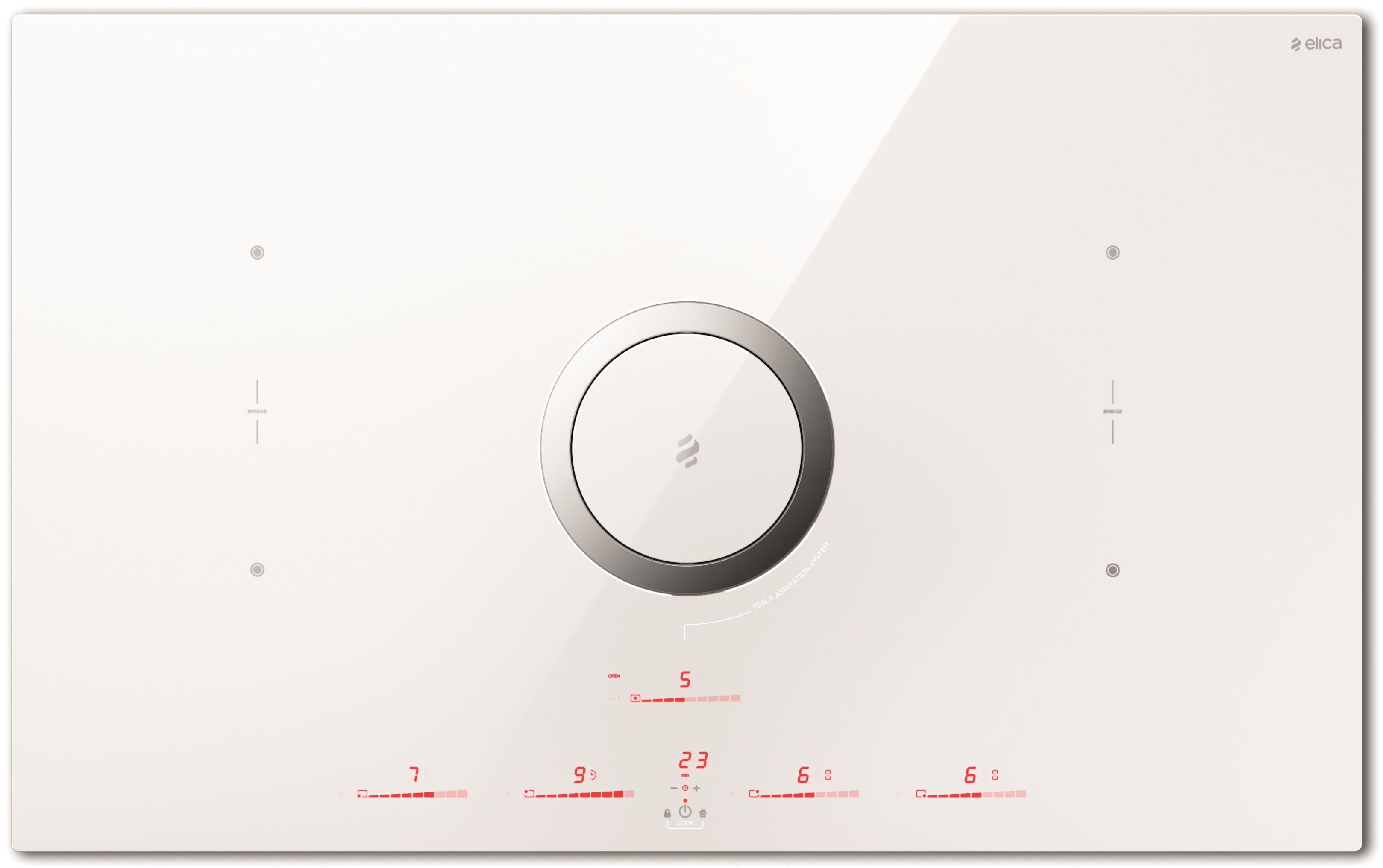 NIKOLATESLA SWITCH WHITE INDUCTION DUCT OUT VERSION HOB